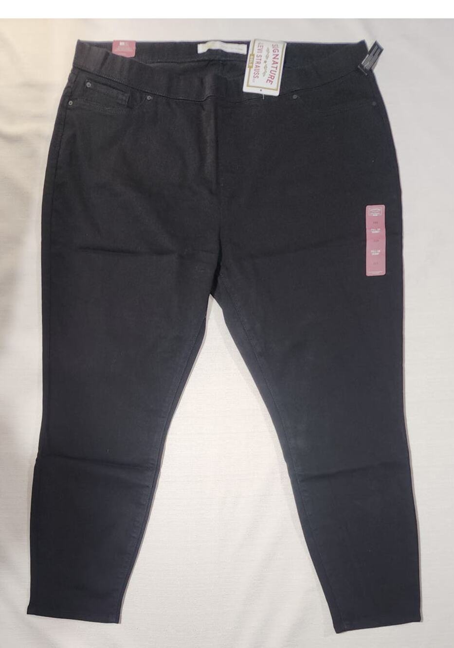 signature by Levi's Strauss women's pants W36 L28 pull on skinny